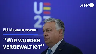 Orban provoziert mit neuen Äußerungen zum EU-Migrationspakt | AFP