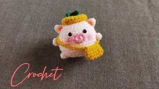 Cách móc bé heo dễ thương | Crochet pig | Amigurumi Tutorial