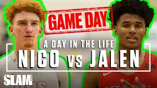 Nico Mannion vs Jalen Green: The BIGGEST Gameday of the YEAR 🏆 | SLAM Day in the Life