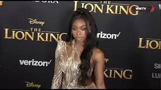 Normani Kordei arrives at Disney's 'The Lion King' Los Angeles premiere