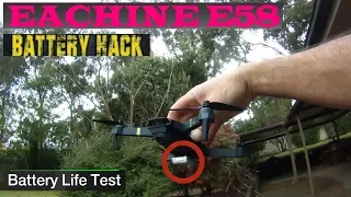 DJI Mavic Mini - Eachine E58 Extended Battery Hack - FLIGHT TIME?