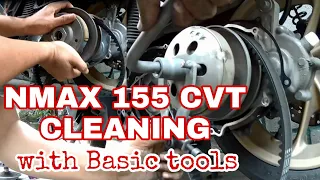 NMAX CVT CLEANING | PANGILID WITH BASIC TOOLS