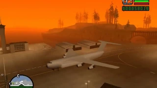 GTA SA: Big Cargo Plane Andromeda - пробный перелёт.