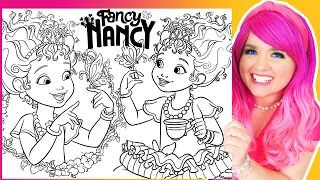 Coloring Fancy Nancy Coloring Pages | Prismacolor Markers & Pencils