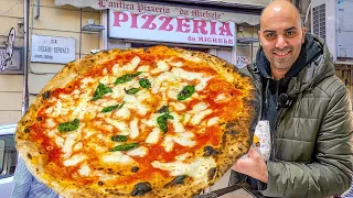 LEVEL 9999 Street Food in NAPOLI, Italy - KING OF PIZZA - Italian Street food tour in Naples, Italy