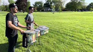 Obscure Holosparkle Drumline Duo plays Hatchet