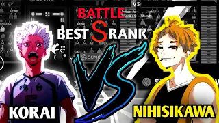 THE SPIKE. VOLLEYBALL 3X3. YONGSUB VS NISHIKAWA || BATTLE BEST S RANK