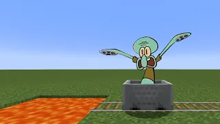 Get out of that minecart Squidward