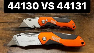 Klein Tools Folding Utility Knives 44130 VS 44131