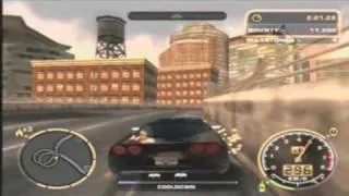 Need For Speed Most Wanted Police Chase : Corvette Part 1