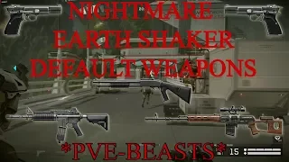 WF: PVE-BEASTS farm default weapons in NM ES | Medic gameplay +tips in nightmare earth shaker