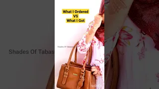 What I Ordered VS What I Got | Fostelo Handbag Review  #handbag #review #under500 #viralshorts