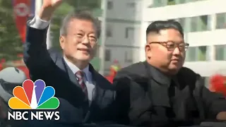 Hugs, Praise And High Expectations As Korean Leaders Meet In Pyongyang | NBC News