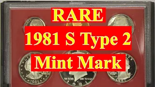 Rare 1981 S Type 2 Mint Mark Susan Anthony Dollar - Don't Be Fooled