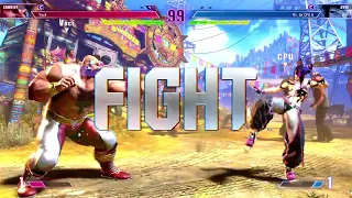 Zangief vs Juri Street Fighter 6 gameplay