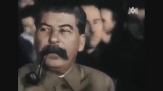 Цветная хроника с Иосифом Сталиным
