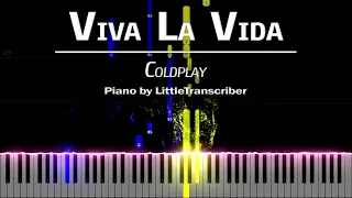 Coldplay - Viva La Vida (Piano Cover) Tutorial by LittleTranscriber