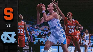 Syracuse vs. North Carolina Women's Basketball Highlights (2021-22)