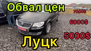 Обвал цен на авто в Луцке. Самый дешёвые авторынок в Украине