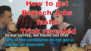 How to Get a Job in Biotech Industry Faster As a Fresher