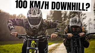 100km/h mit Downhill Bike? Schlammschlacht auf Nico Reuters MTB Hometrail! CHALLENGE | Fabio Schäfer