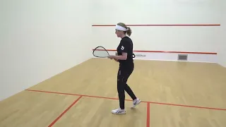 Beginner Level 1 - Drill Test with Pro Squash coach Liz Irving
