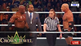 WWE Crown Jewel 21 October 2021 Full Highlights HD- Bobby Lashley Vs Goldberg Full Match 21/10/21 Hd