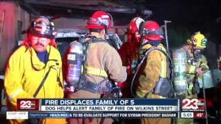House fire displaces 5