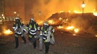 Fliegerbombe in München Schwabing explodiert! Bilder der Feuerwehr