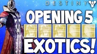 Destiny: Opening 5 Exotic Engrams #30 (Engram Decrypting)