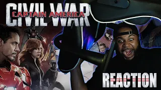 FIRST TIME WATCHING *CAPTAIN AMERICA: CIVIL WAR* (2016) | Movie Reaction