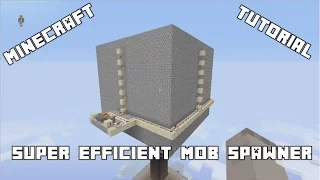 Super Efficient Mob Spawner || Minecraft Tutorial:  (xbox, xbox one, xbox 360, ps3,ps4,pc)