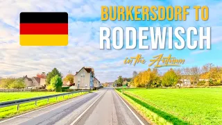 Driving in Germany 🇩🇪 from Burkersdorf to Rodewisch in November 2023.