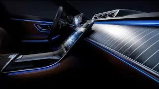 Mercedes S class w223 (2021)   интерьер и инновации премиального седана