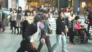 街頭パフォーマンス　in 　新宿