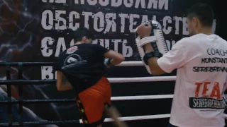 Константин Серебренников. Кикбоксинг. Тренер клуба VITYAZ-FIGHT