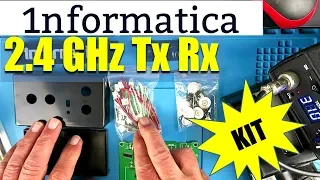 Tx Rx 2 4GHz 3 Channel Remote Control Kit Build