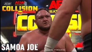 Samoa Joe is pure brutality AEW Collision  06 17 23