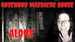 ALONE CHALLENGE ( THE ROSEWOOD MASSACRE HOUSE) SPIRITS SAY MY NAME MULTIPLE TIMES