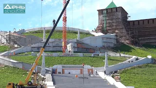 1 августа в Нижнем Новгороде должна открыться после реконструкции Чкаловская лестница