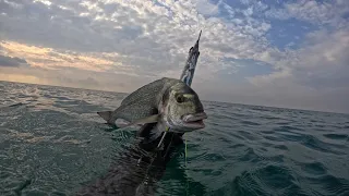 13Старый в море в Новый год  -подводная охота !Spearfishing in the Old New Year at sea on January 13