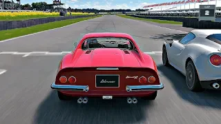 Gran Turismo Sport - Goodwood Motor Circuit Gameplay Ferrari Dino 246 GT [1080p 60fps]