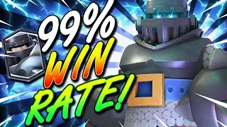 99% WIN RATE!! BEST MEGA KNIGHT DECK EVER IN CLASH ROYALE!!
