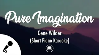 Pure Imagination - Gene Wilder (Short Piano Karaoke)