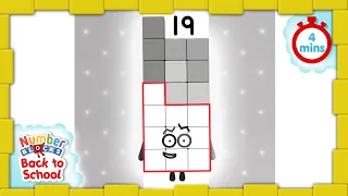 @Numberblocks- Numberblocks Level Three | All the Best Nineteen Moments | Learn How to Count