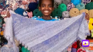 Caron Crochet Bobble Shawl by Jonah's Hands