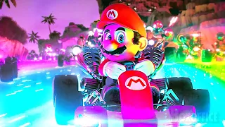 La escena de Mario Kart 🌈 | Super Mario Bros.: La película | Clip en Español