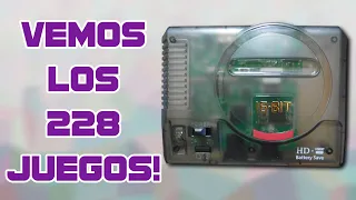 ESTOS SON TODOS LOS JUEGOS DE LA CONSOLA MINI G1 HDMI | Vemos los 228 juegos que trae