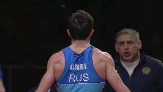 Финал ГРБ 55 кг Е.Назарян (Болгария) - В.Кабалоев (Россия)