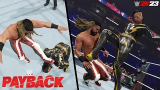 WWE 2K23: Seth Rollins vs Shinsuke Nakamura | Payback 2023 Prediction Highlights